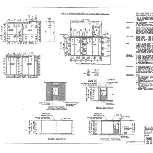 20 ft x 13 ft Walk-in Box with No Refrigeration Commercial Cooling Par Engineering Inc.