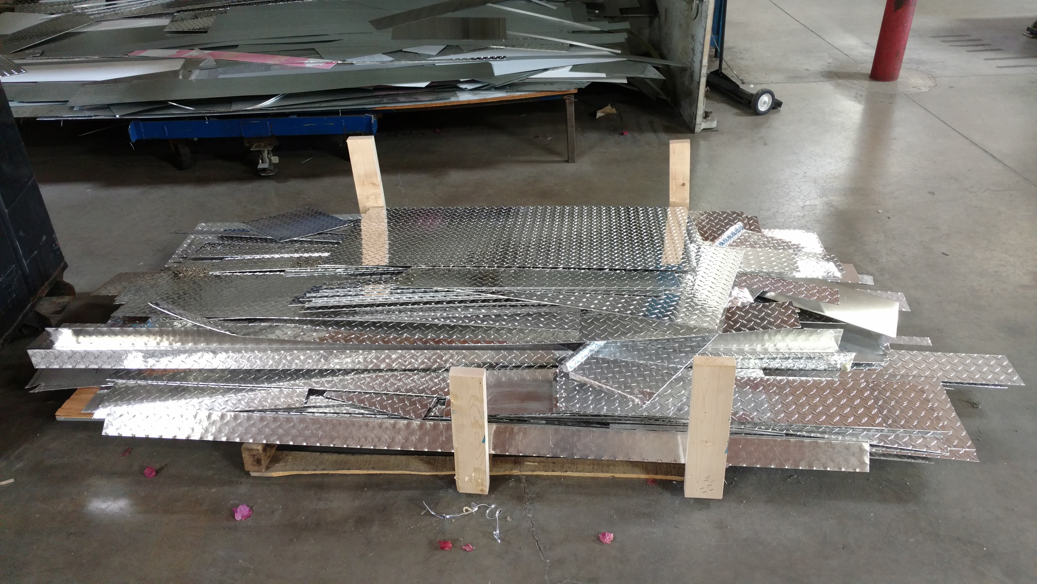 Aluminum Diamond Plate Scrap Commercial Cooling