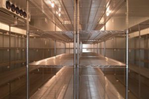 Long-Beach-Police-Department-Walk-in-Cooler-with-Shelves