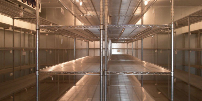 Long-Beach-Police-Department-Walk-in-Cooler-with-Shelves